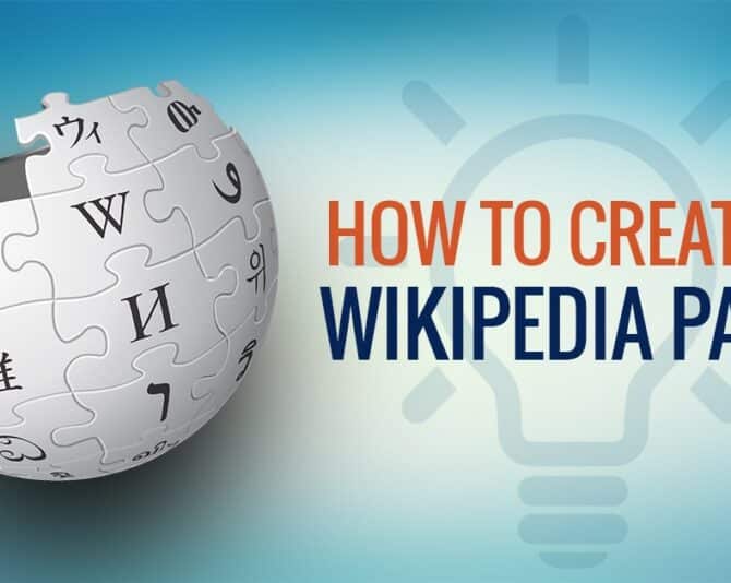 How to create a Wikipedia Page?